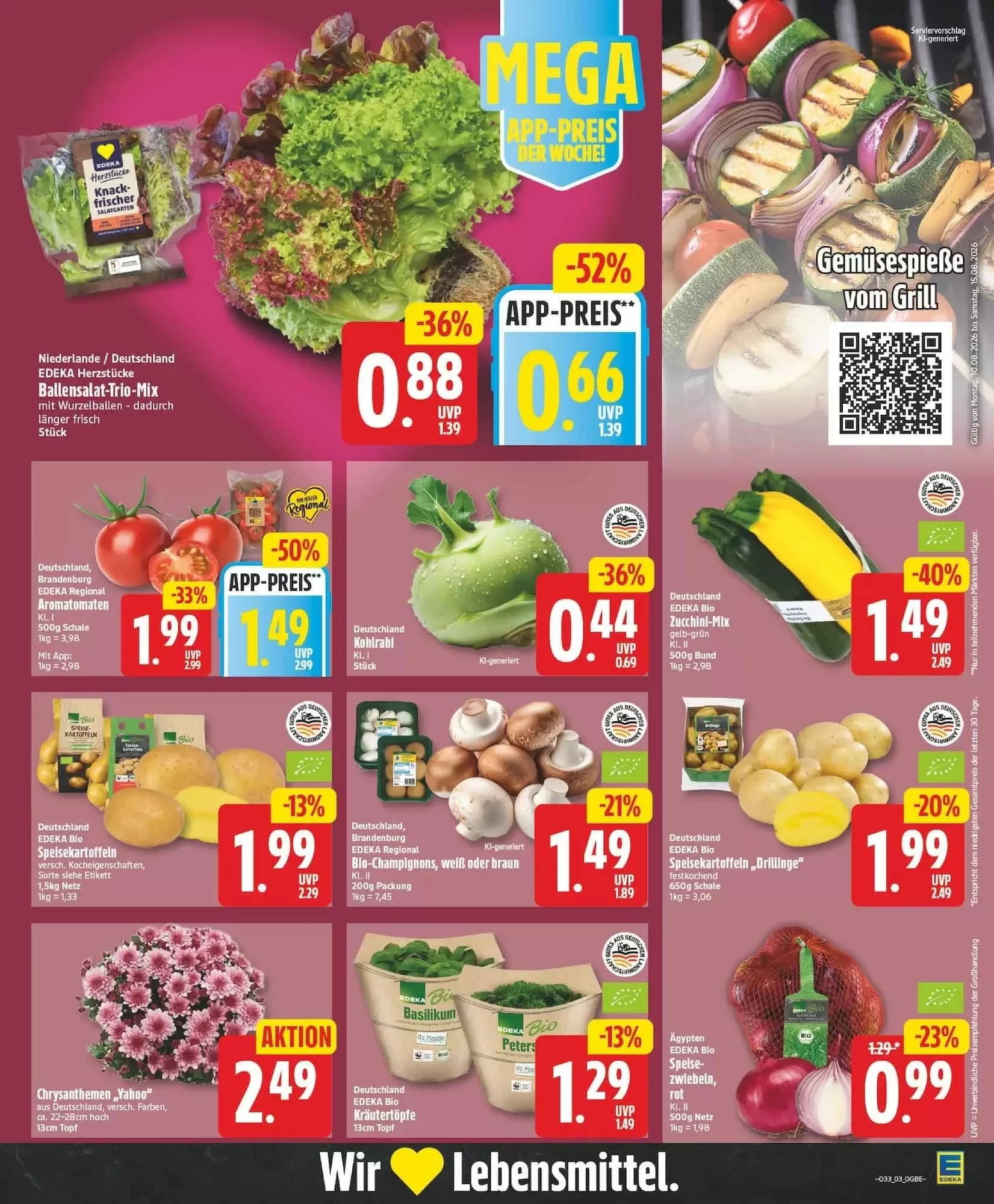 EDEKA Bio Kohlrabi