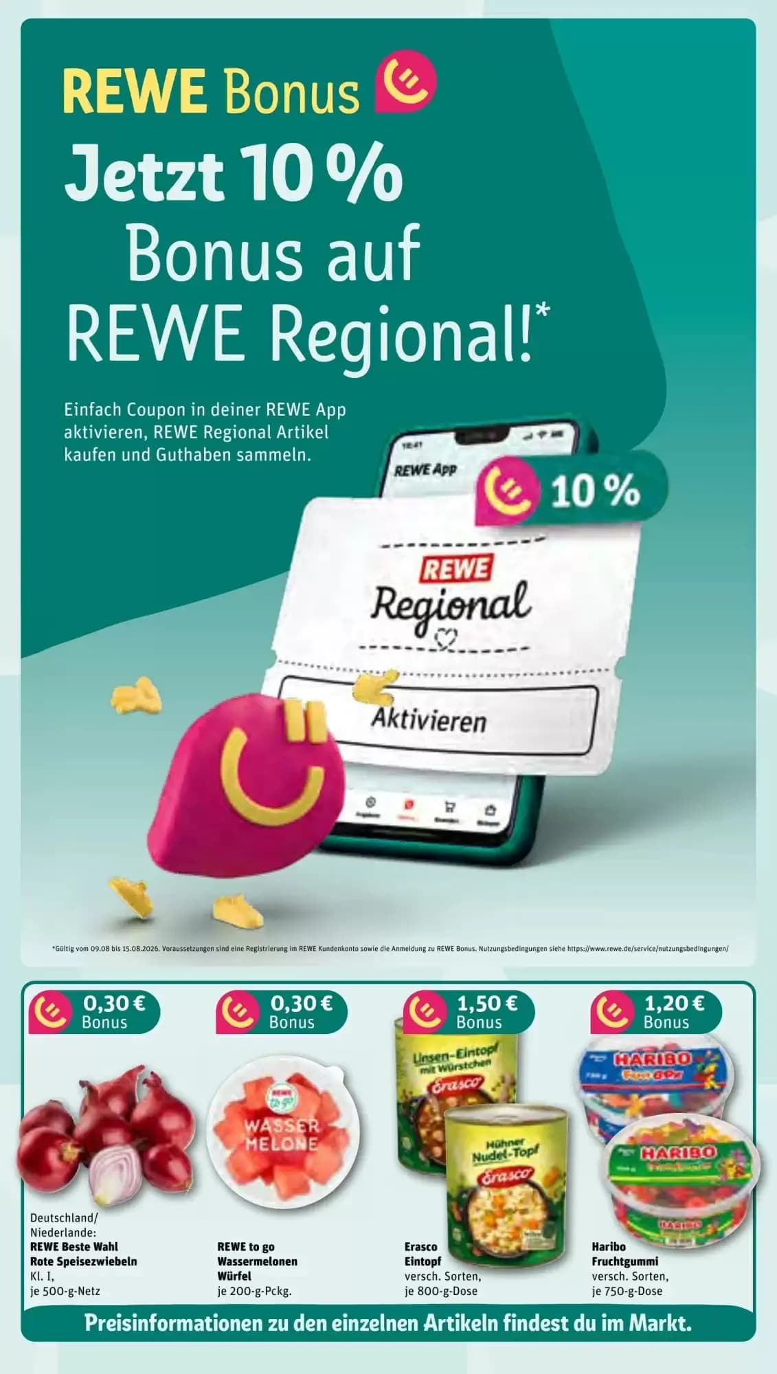 REWE to go Wassermelonen Würfel