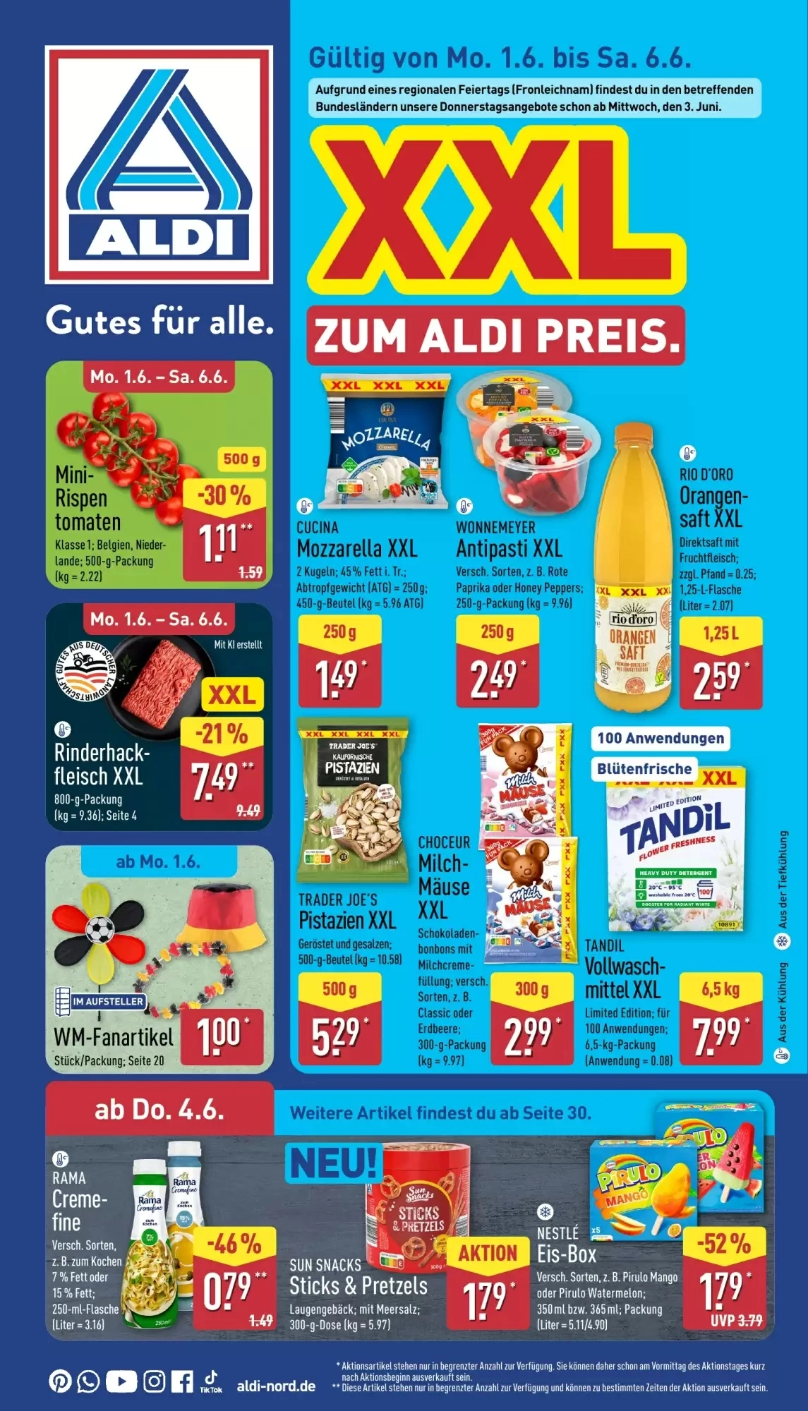 Titelseite Aldi Nord