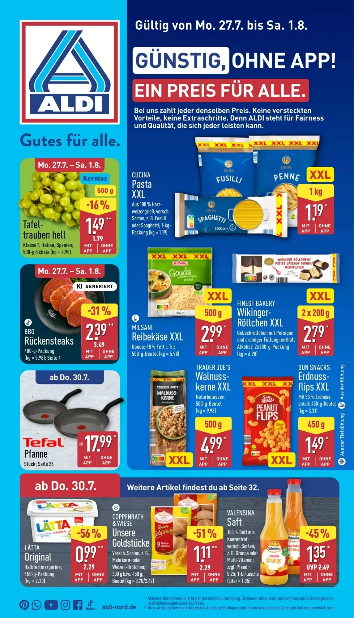 Titelseite Aldi Nord