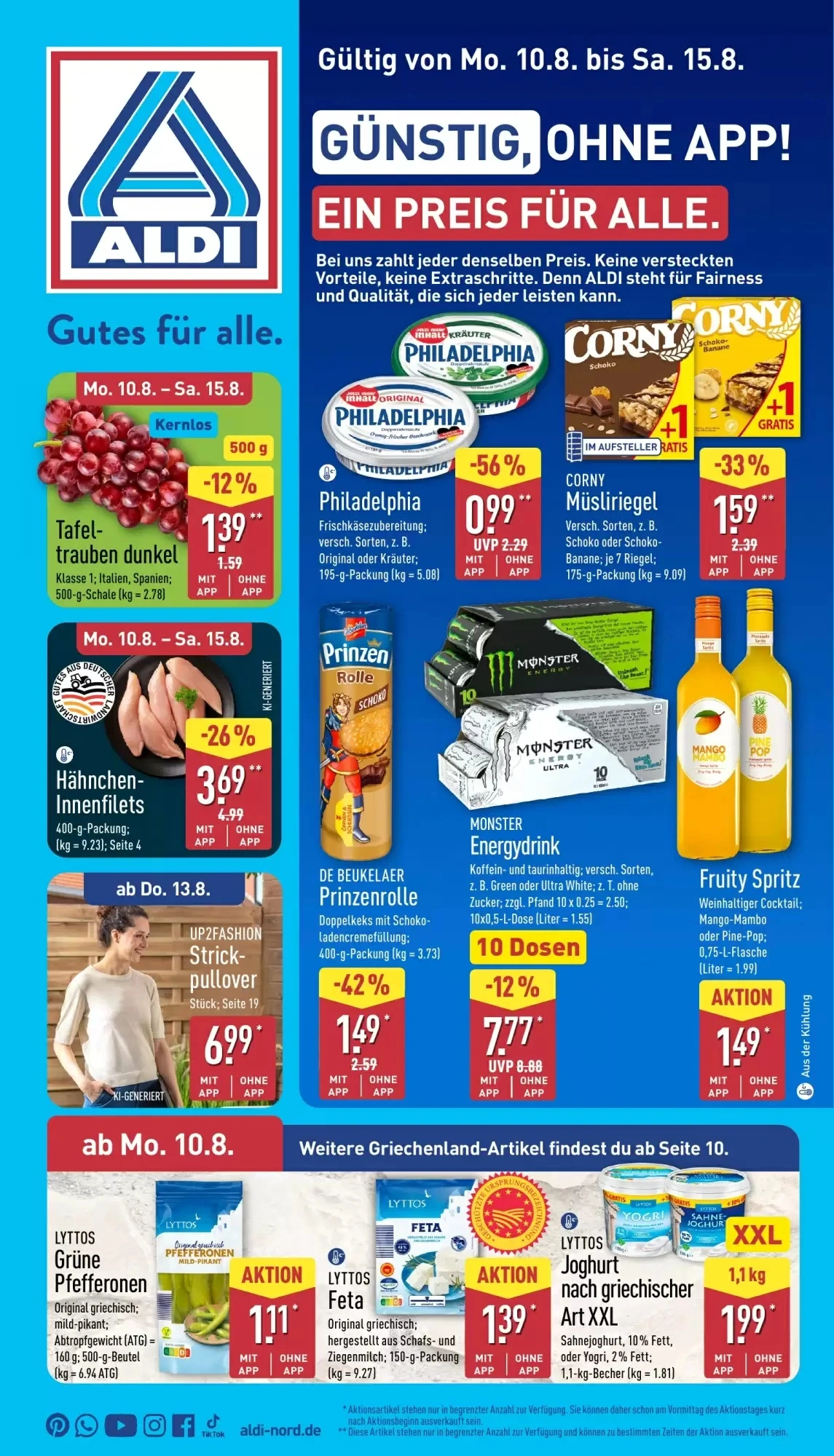 Titelseite Aldi Nord