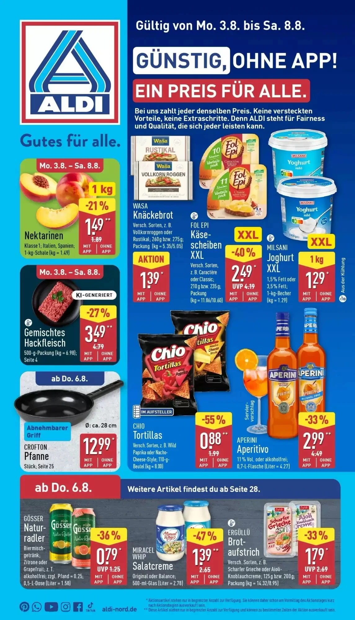 Titelseite Aldi Nord