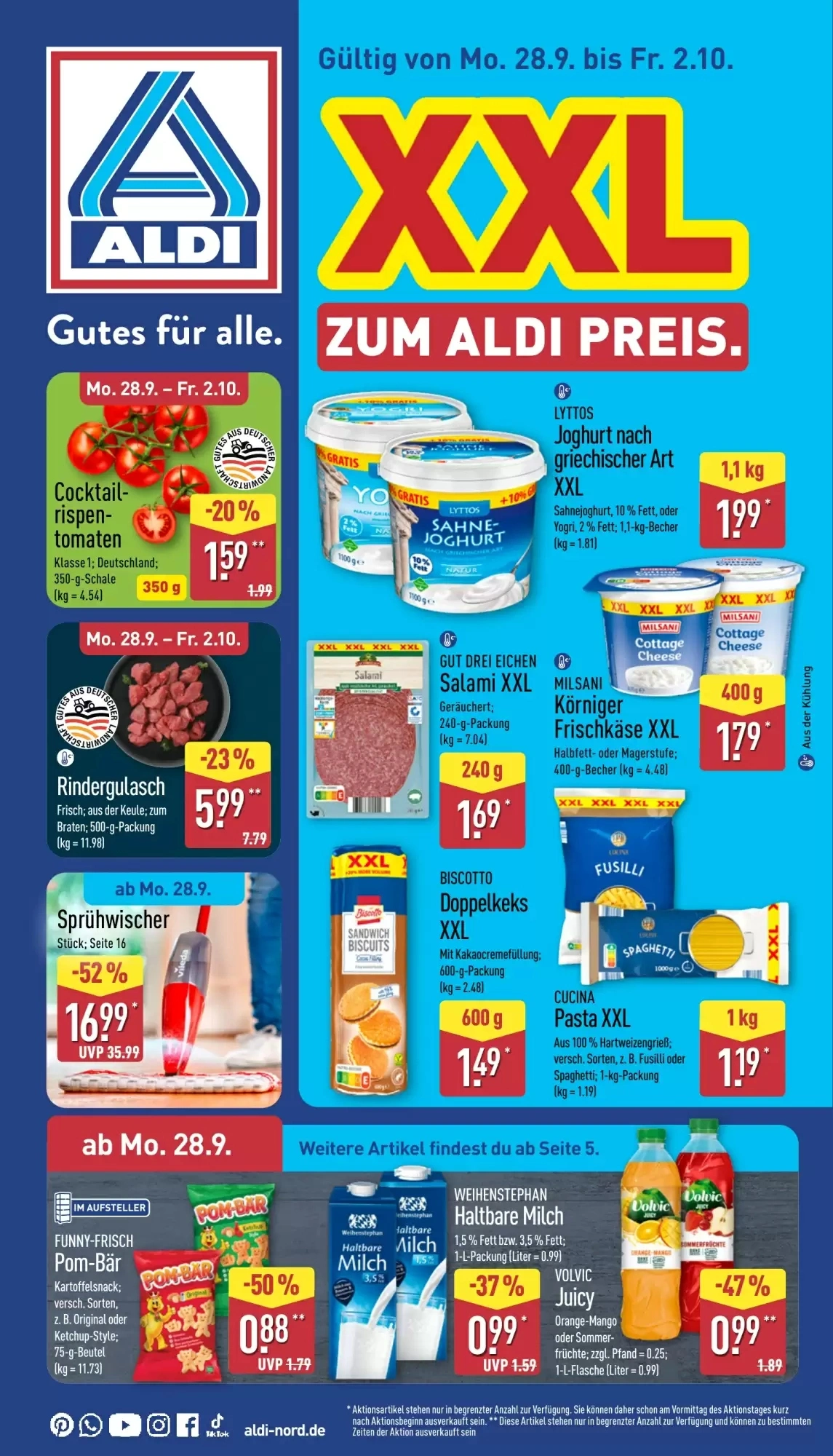 Titelseite Aldi Nord