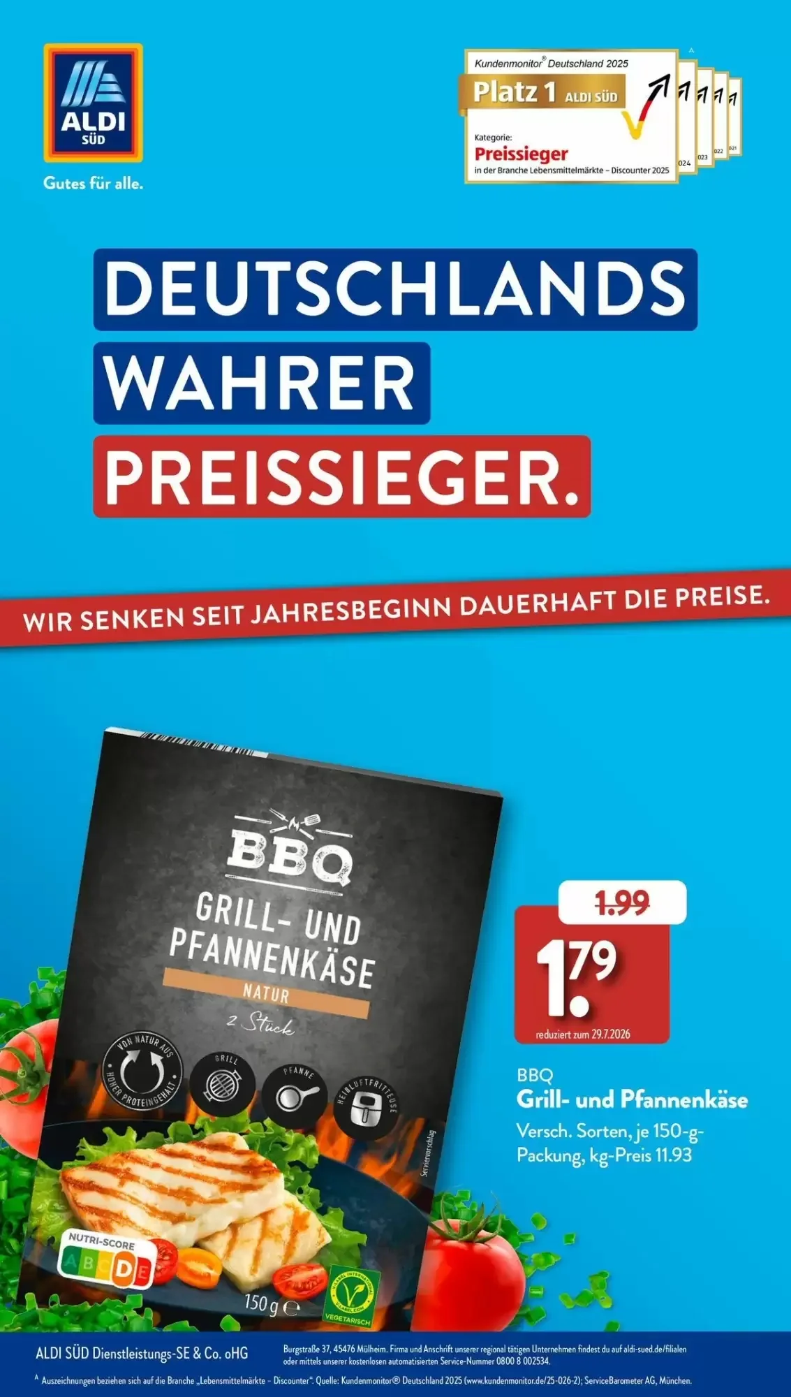 Titelseite Aldi Süd