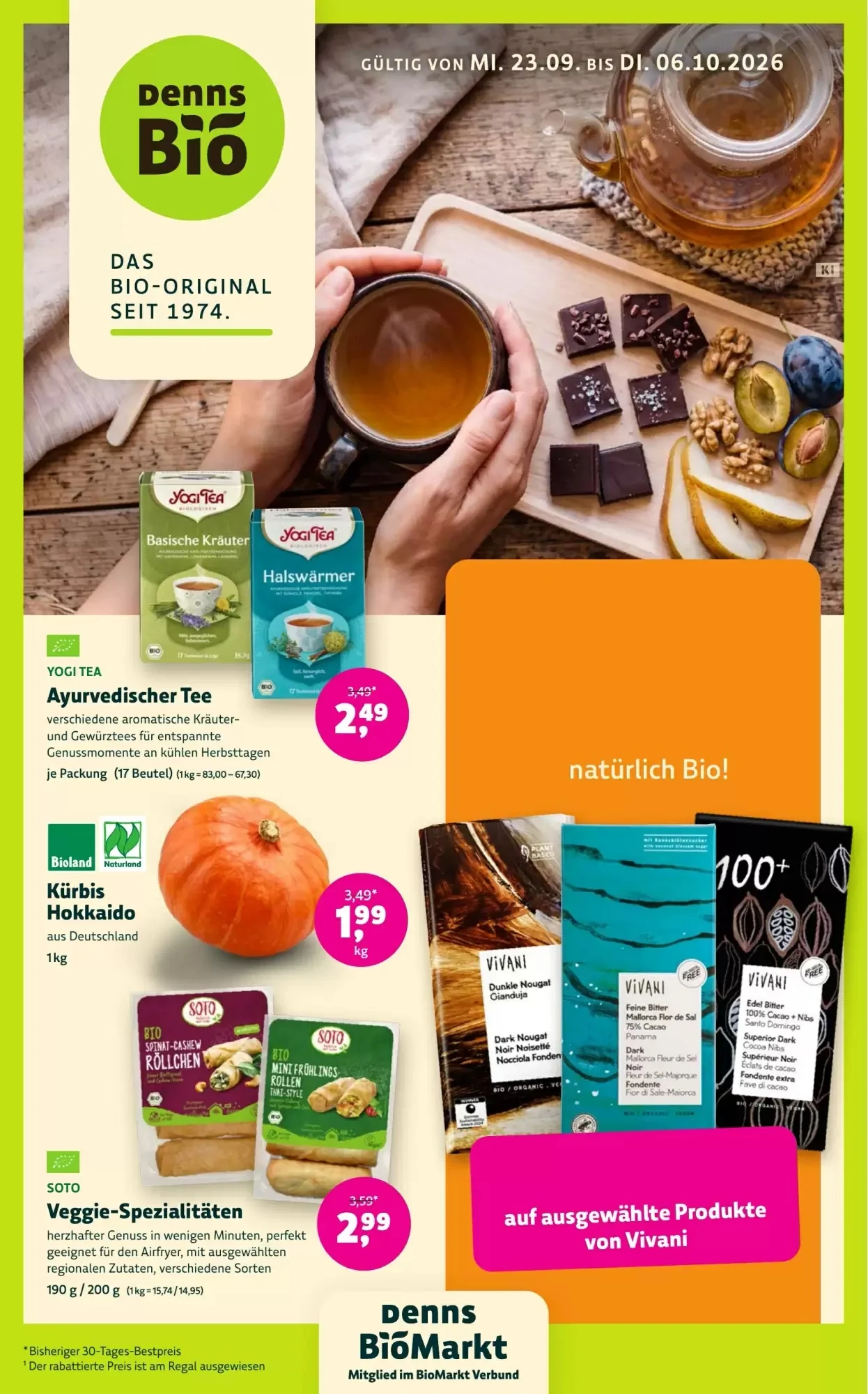 Titelseite Aleco Biomarkt