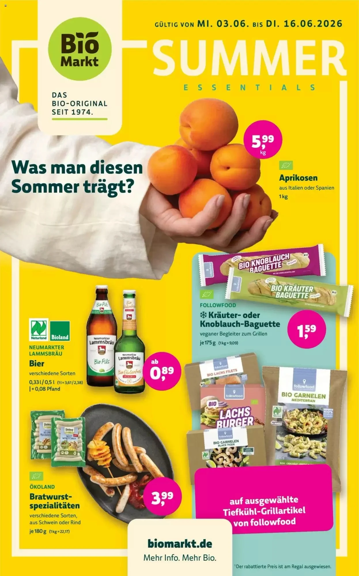 Titelseite Biomarkt
