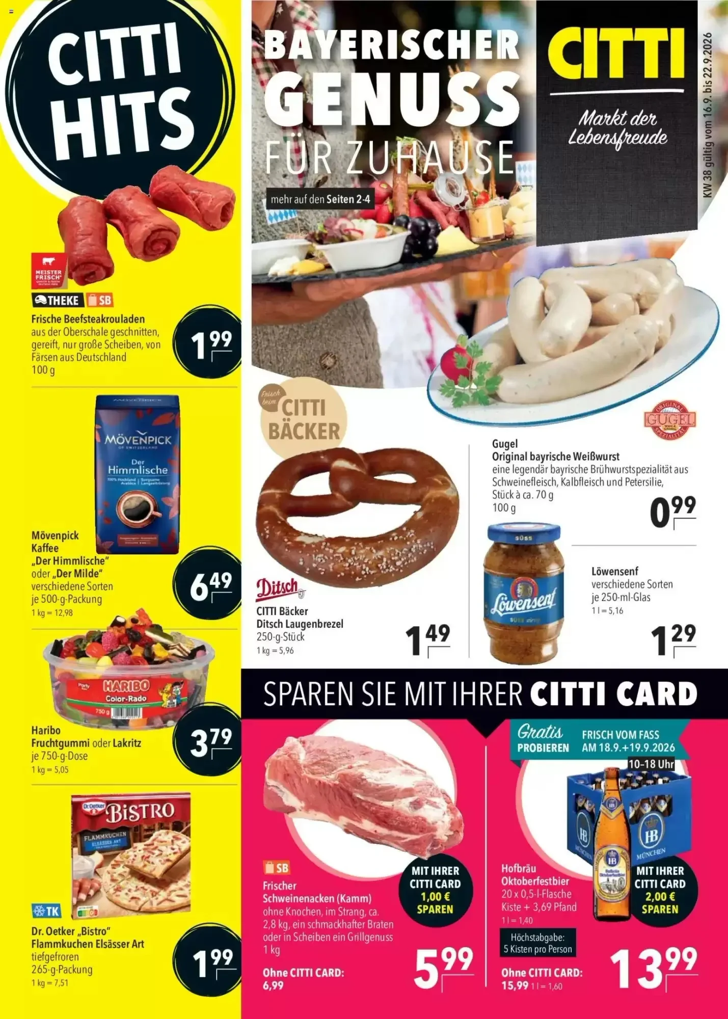 Titelseite CITTI Markt