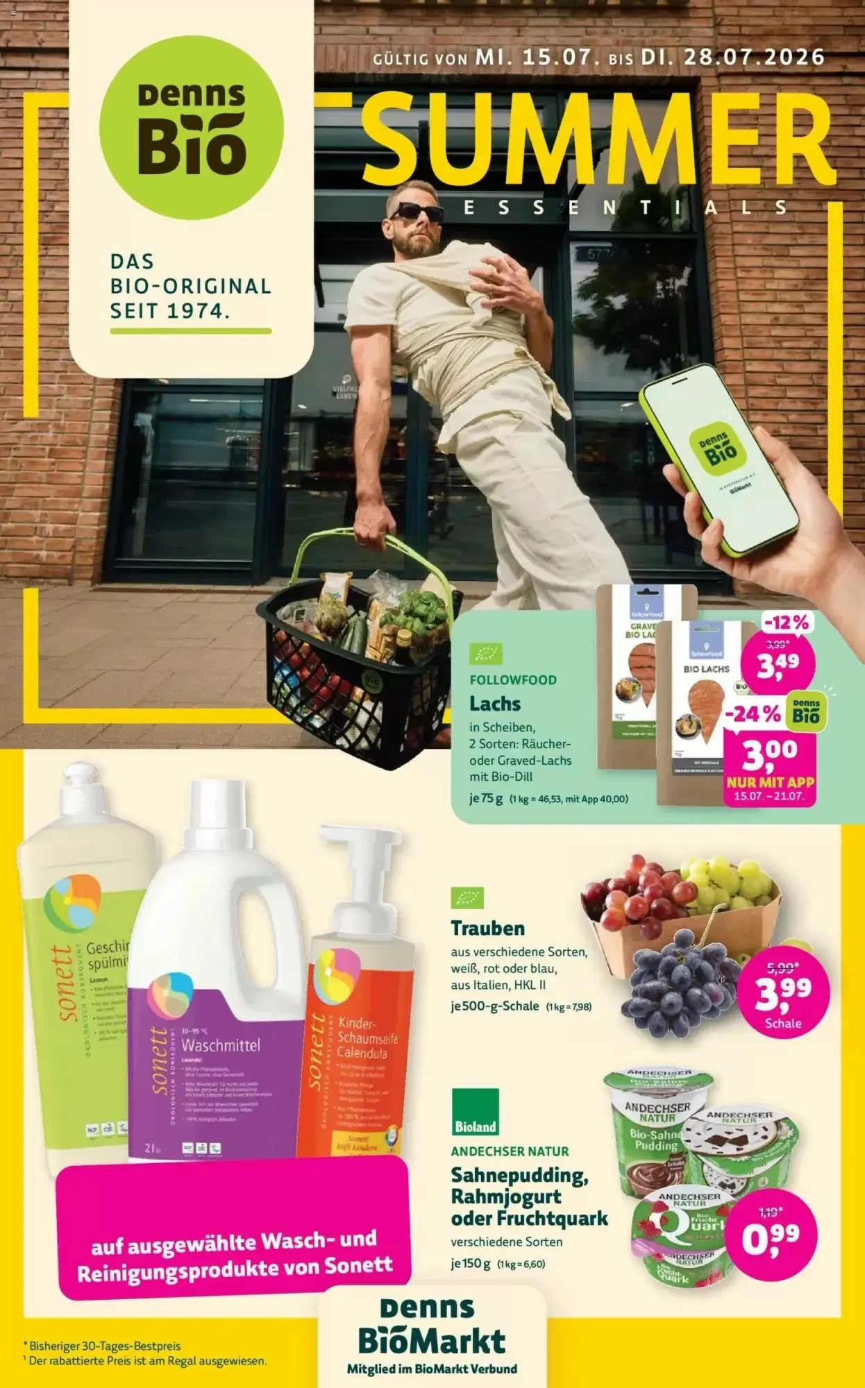 Titelseite Denns BioMarkt