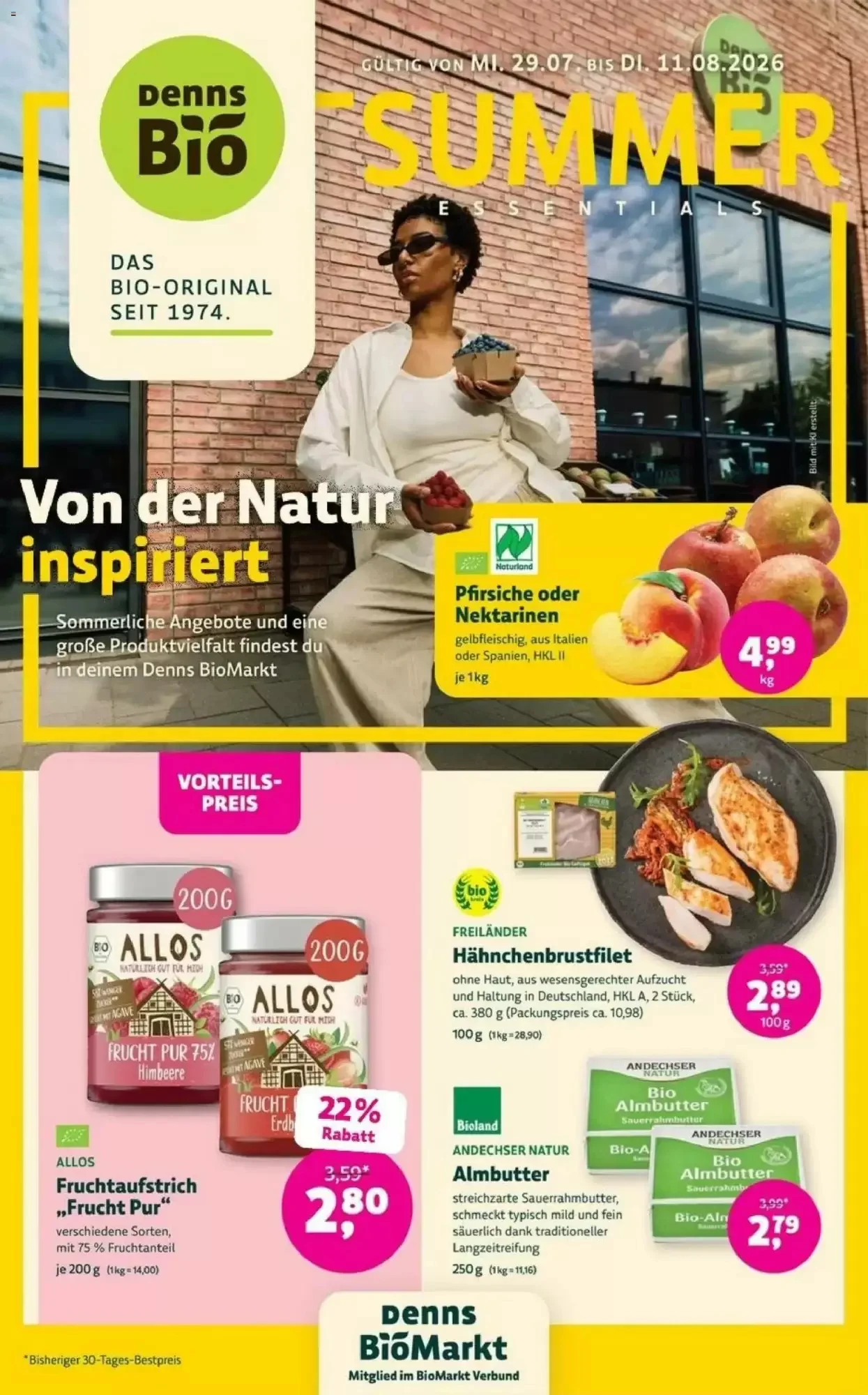 Titelseite Denns BioMarkt