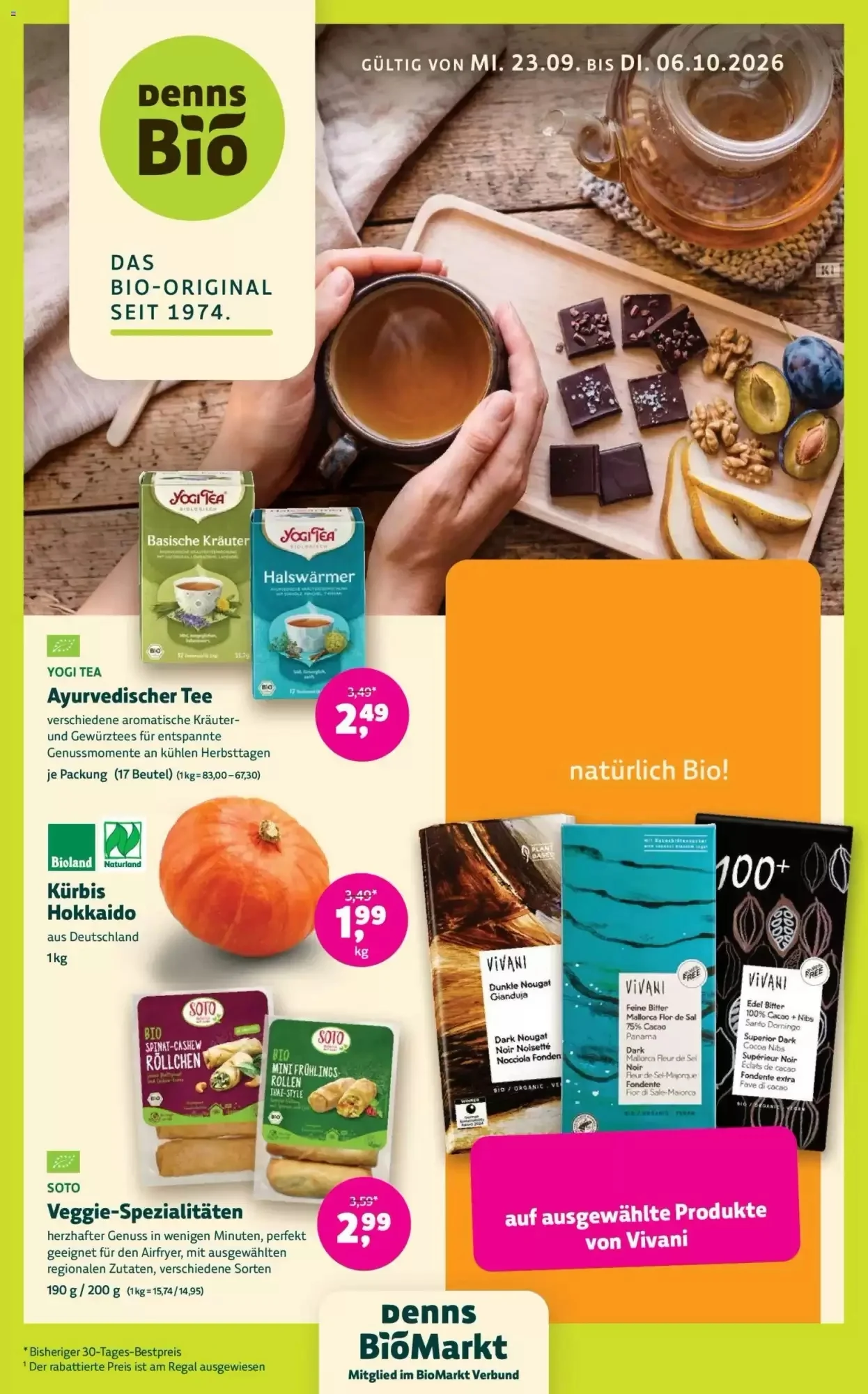 Titelseite Denns BioMarkt