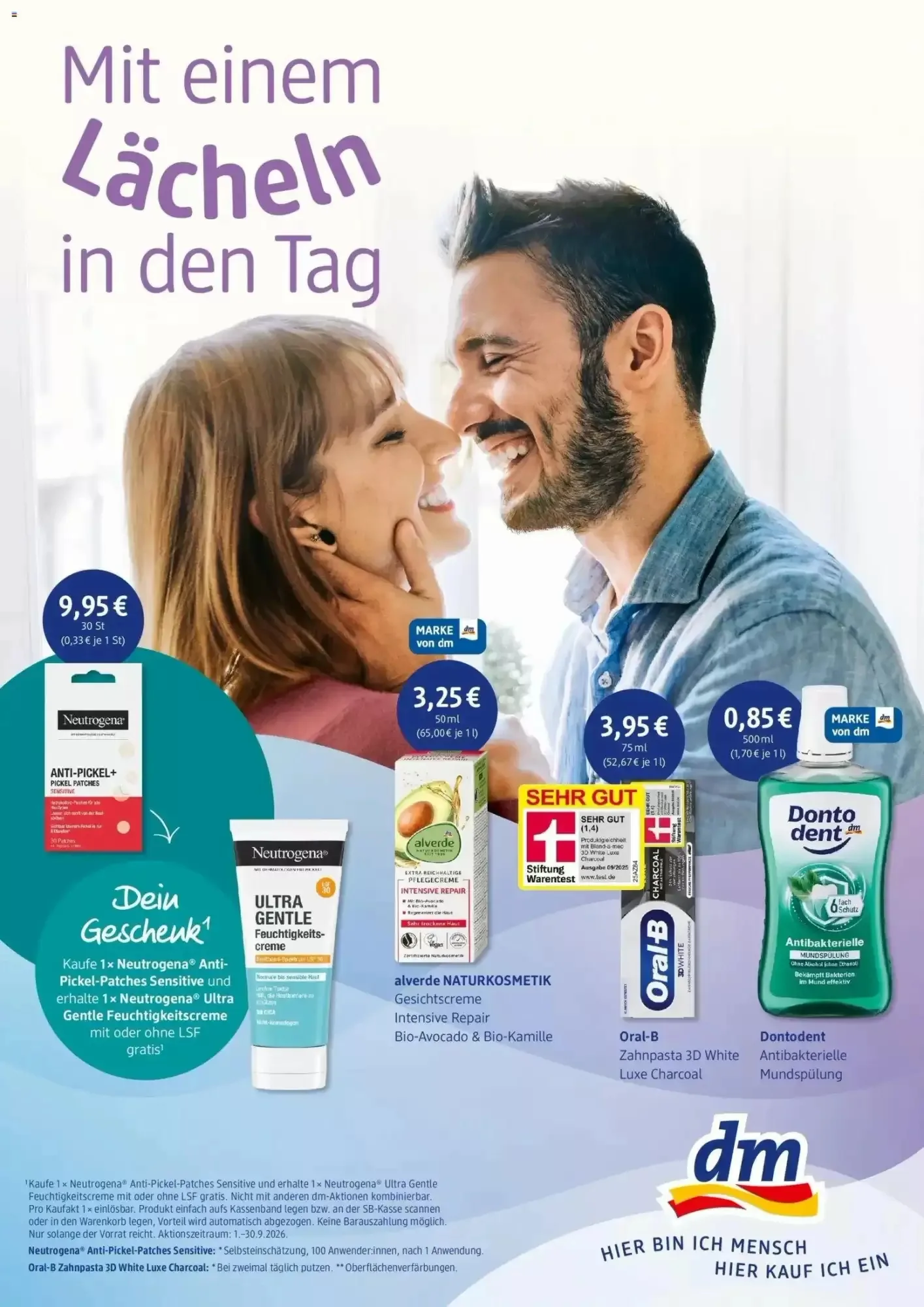Titelseite dm drogerie