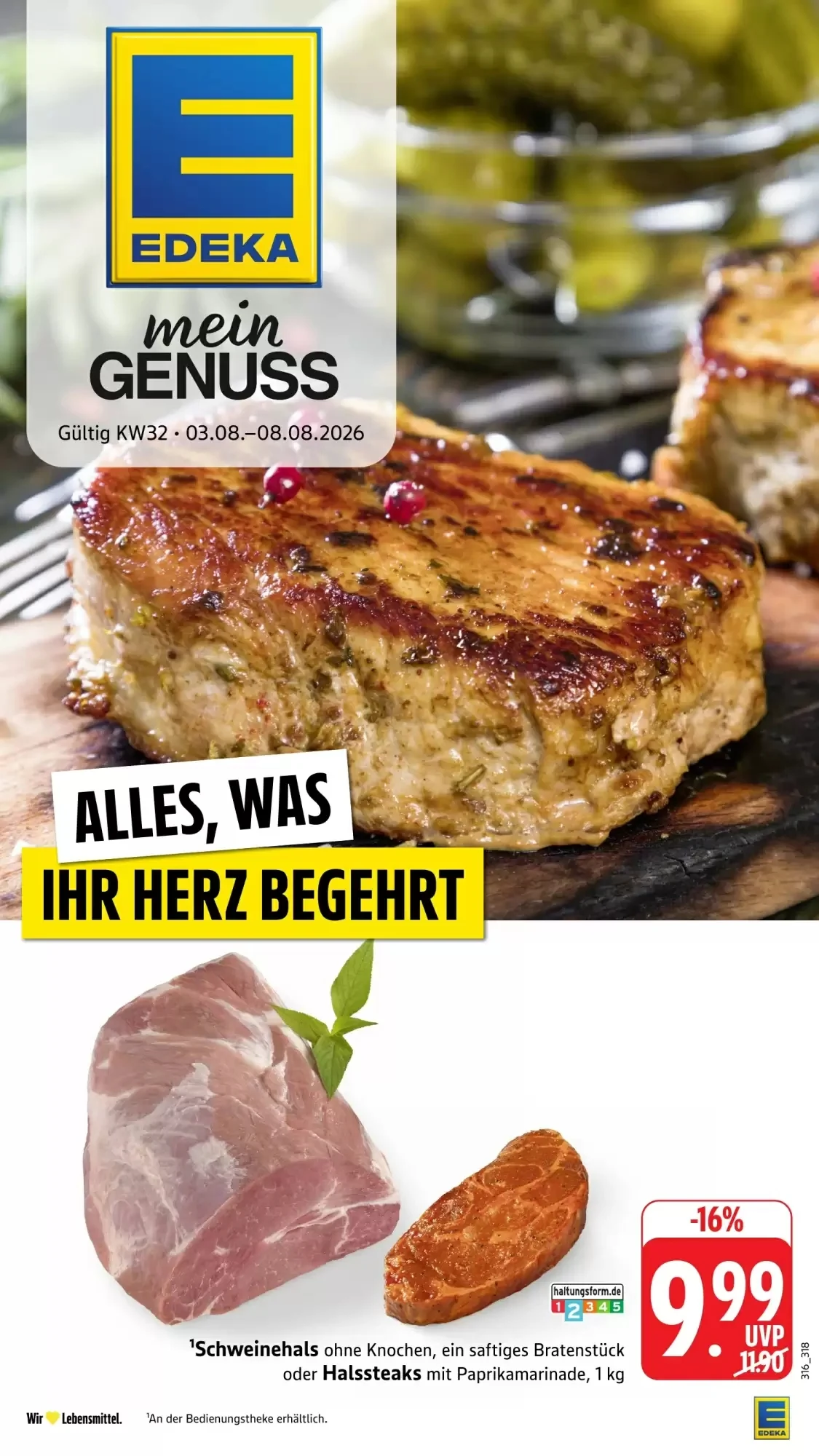 Titelseite EDEKA Berger