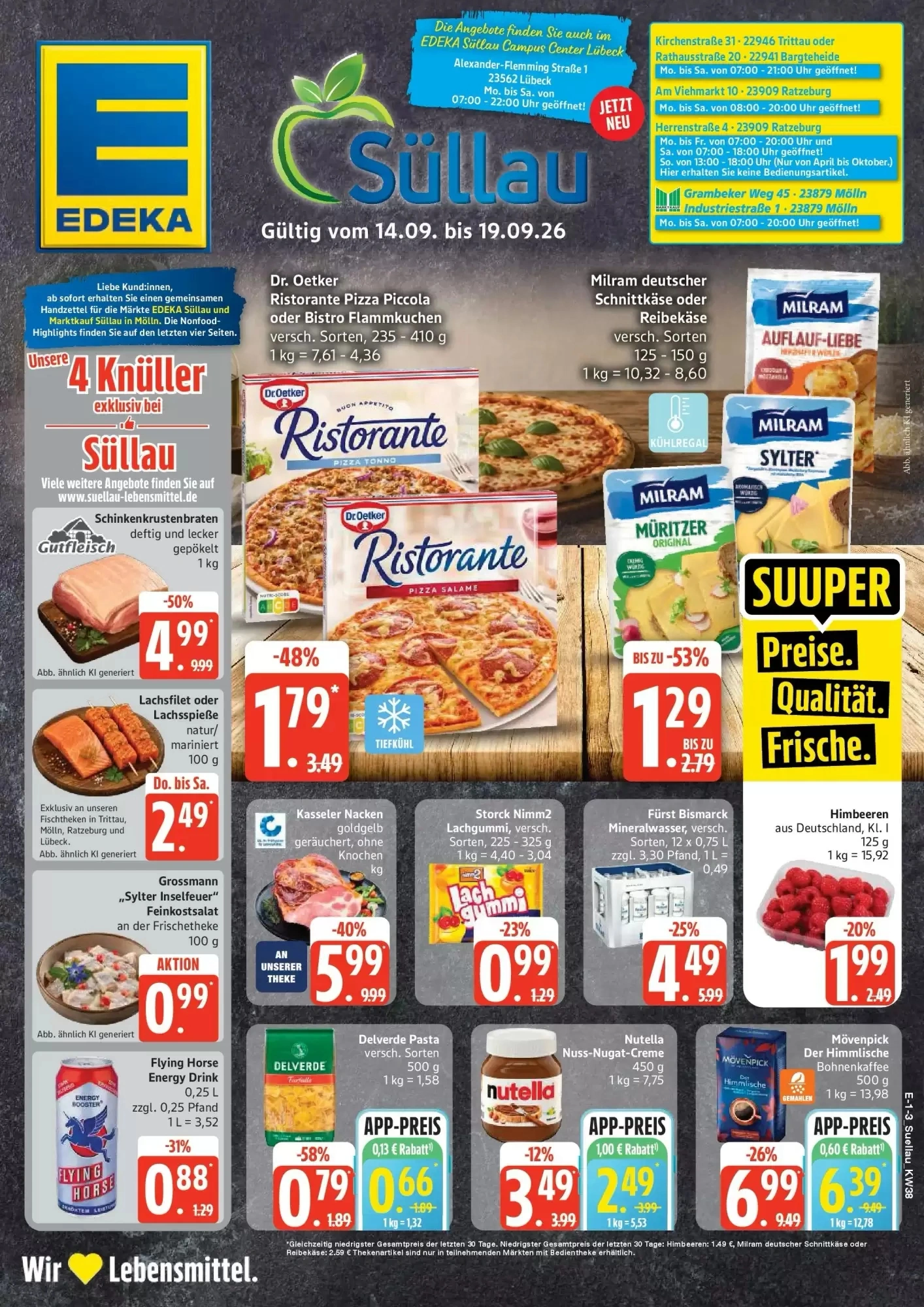 Titelseite EDEKA Durasin