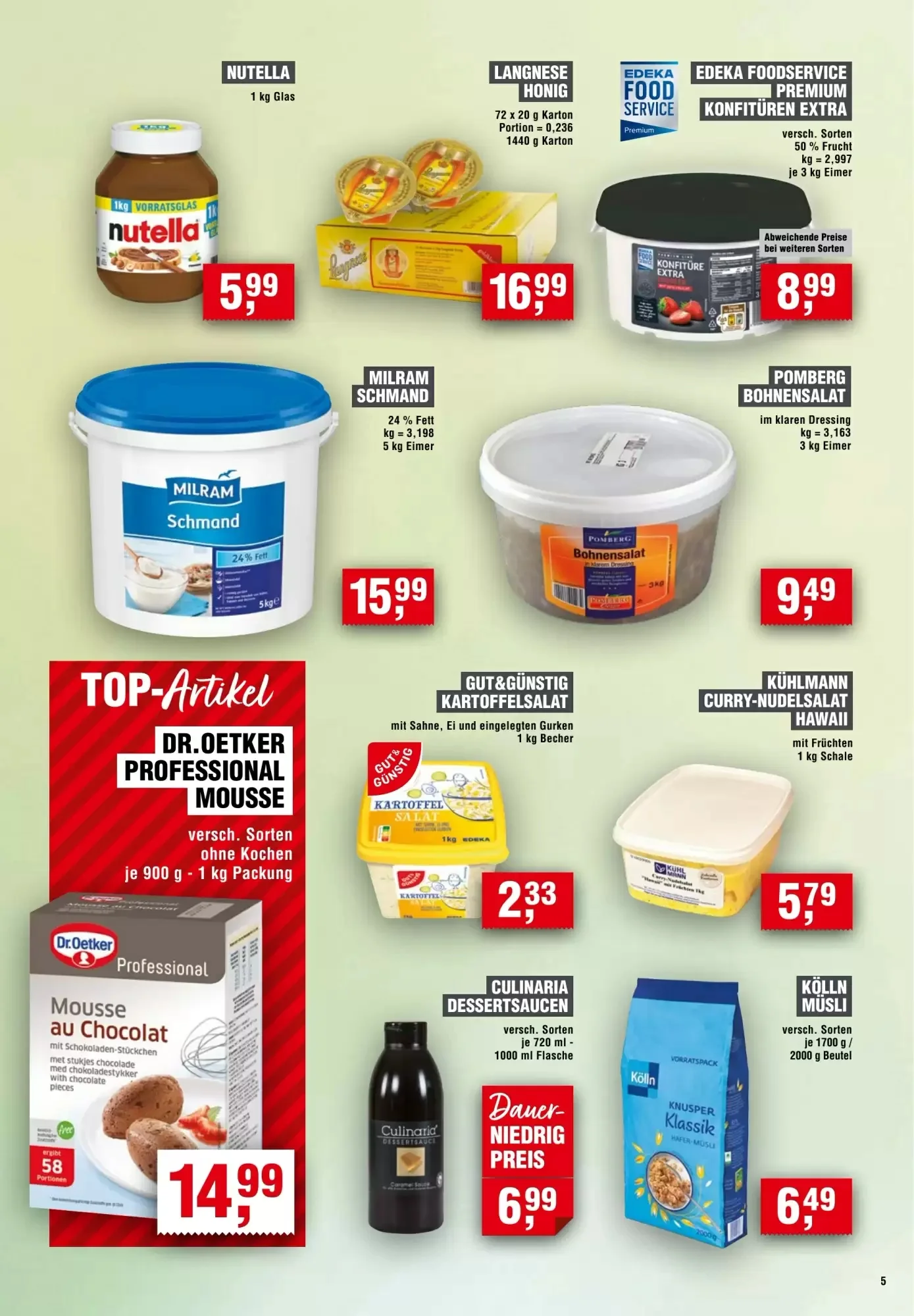 EDEKA Foodservice, Seite 5 von 14