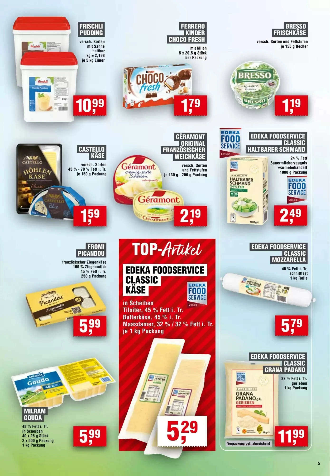 EDEKA Foodservice, Seite 5 von 14