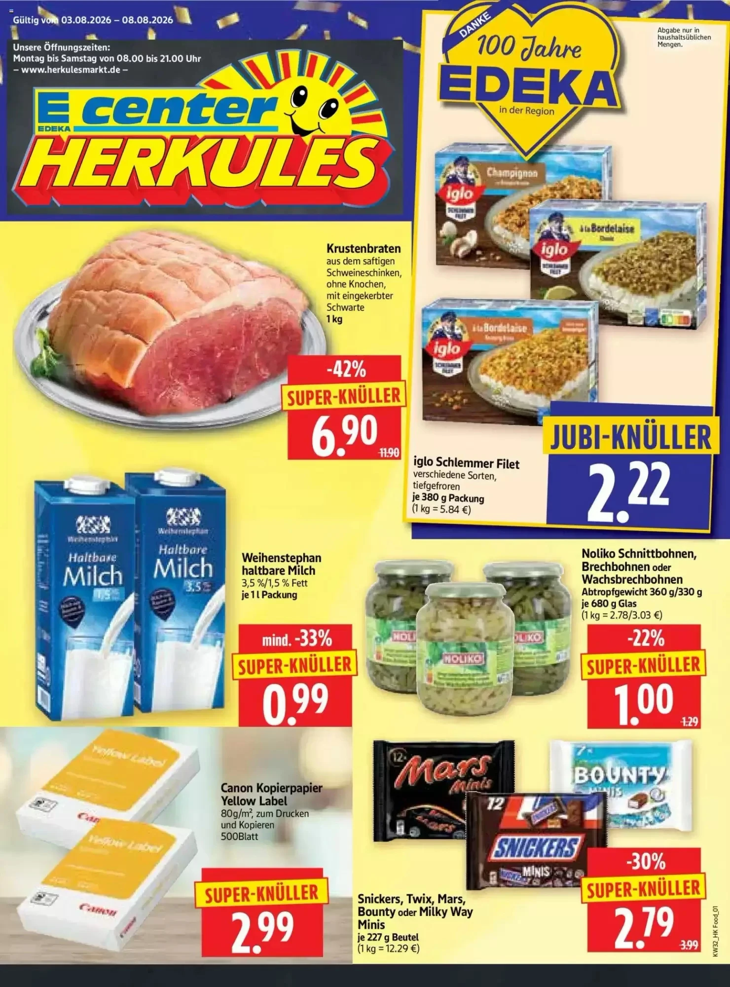 Titelseite Edeka Herkules