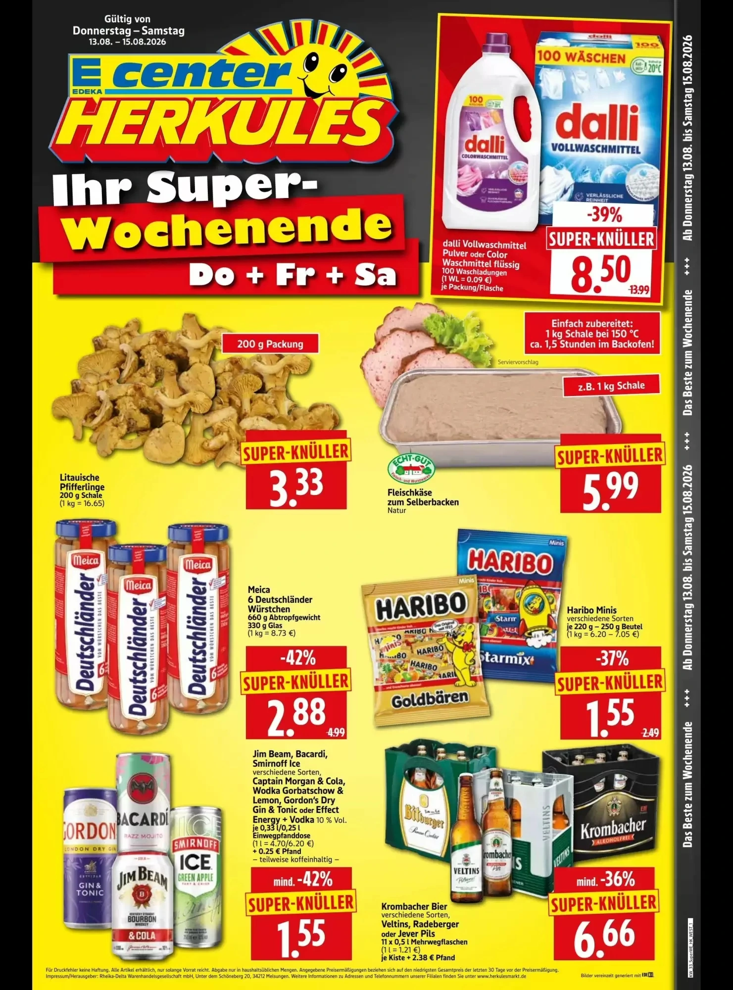 Titelbild Edeka Herkules - Prospekt bis 2026-08-16